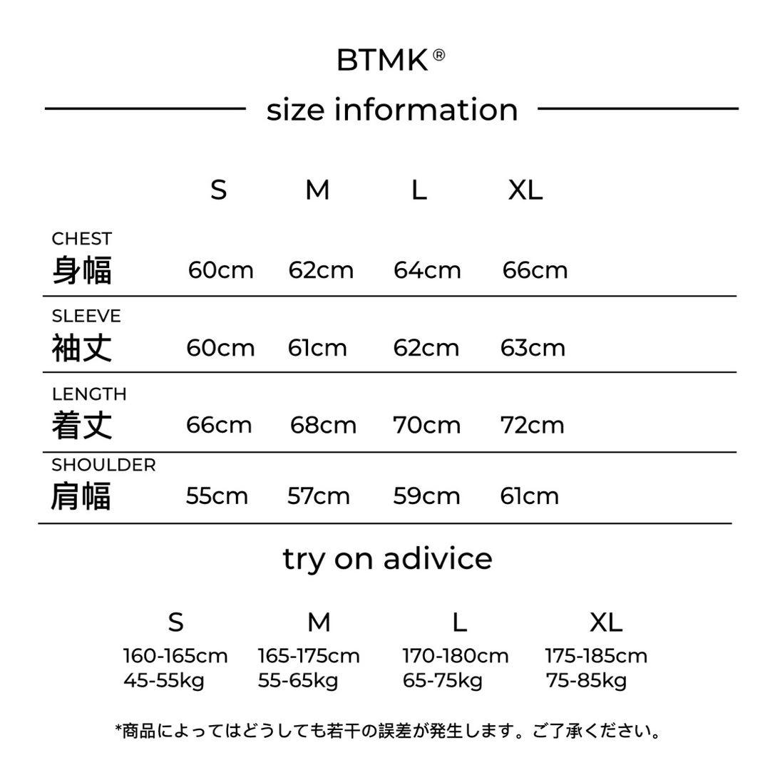 BTMK SWEAT POLO（黒長袖スウェットポロ）