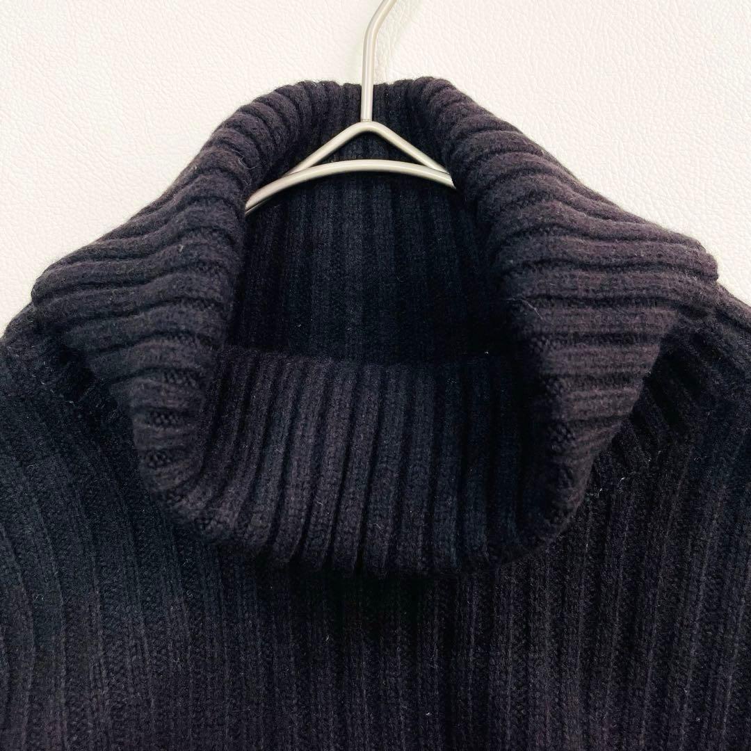 6407【美品】ブリーフィング　タートルネックリブニット　セーター　レディース