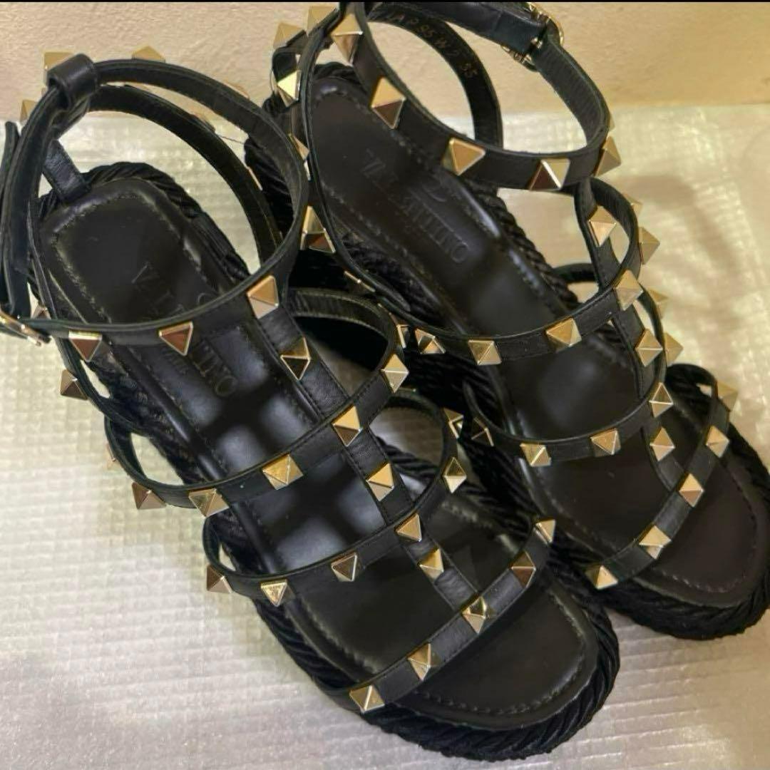 美品✨VALENTINOスタッズ付きサンダル 35サイズ
