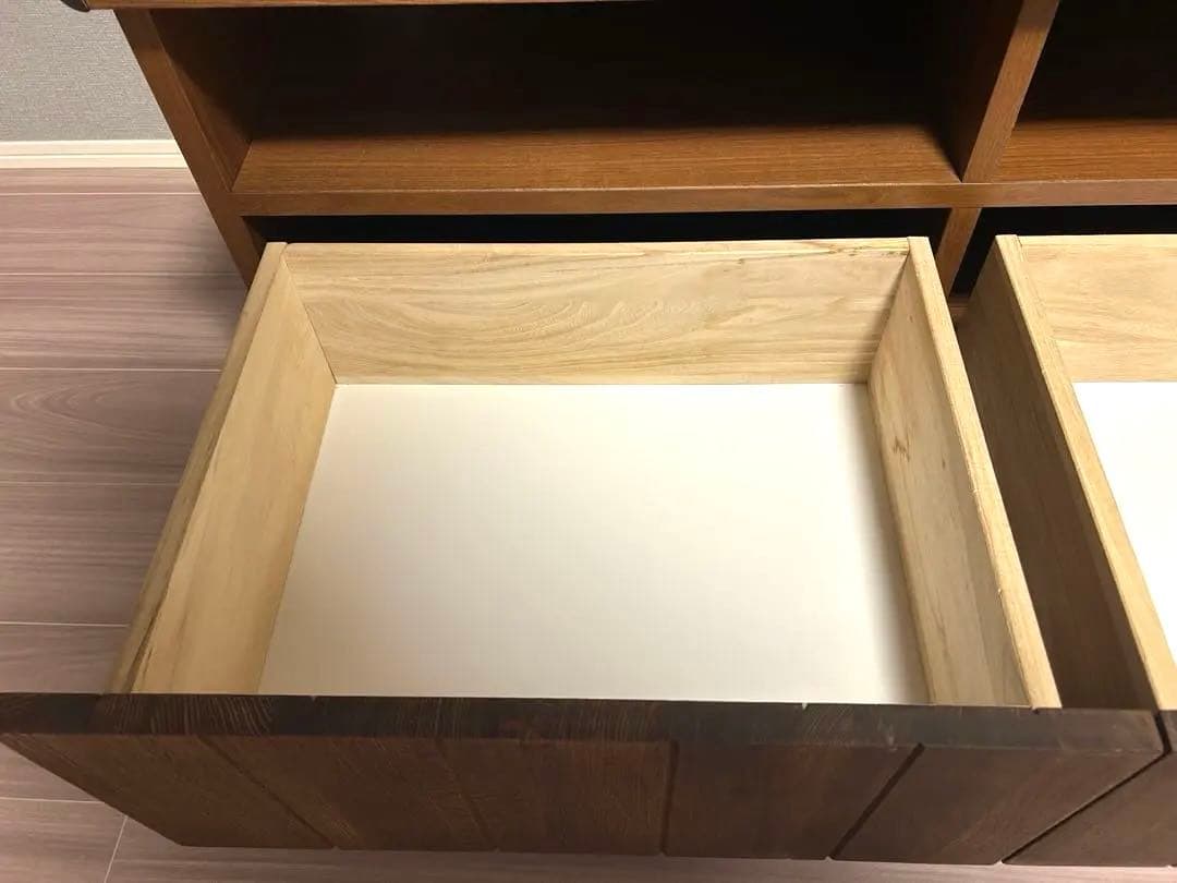 最終値下げ【unico ウニコ】テレビボード　W160 テレビ台　収納付