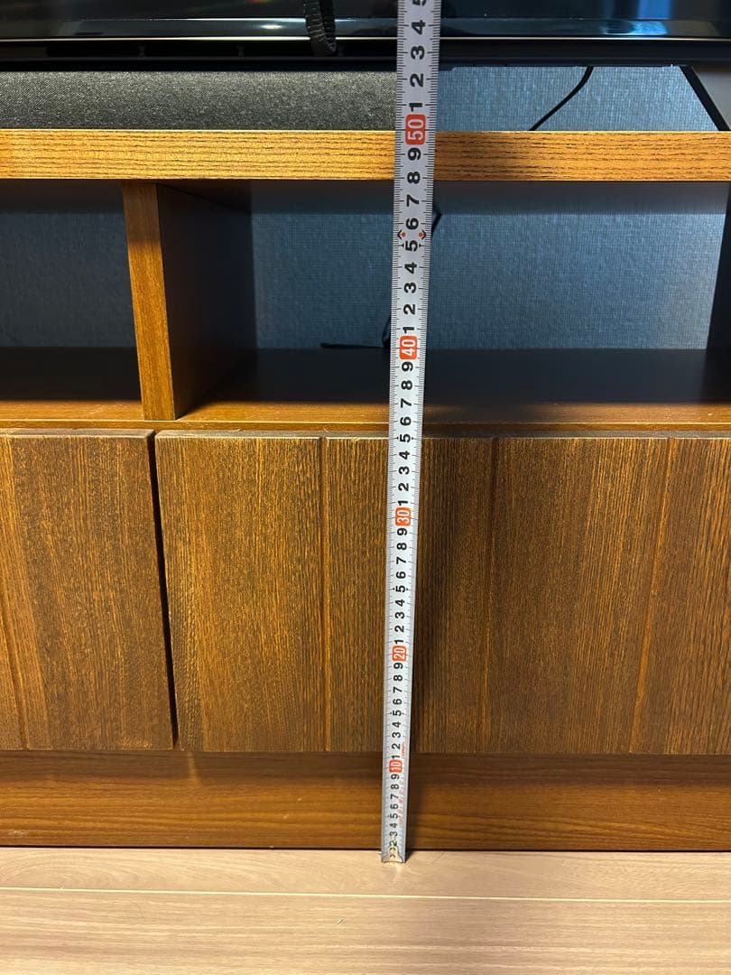 最終値下げ【unico ウニコ】テレビボード　W160 テレビ台　収納付