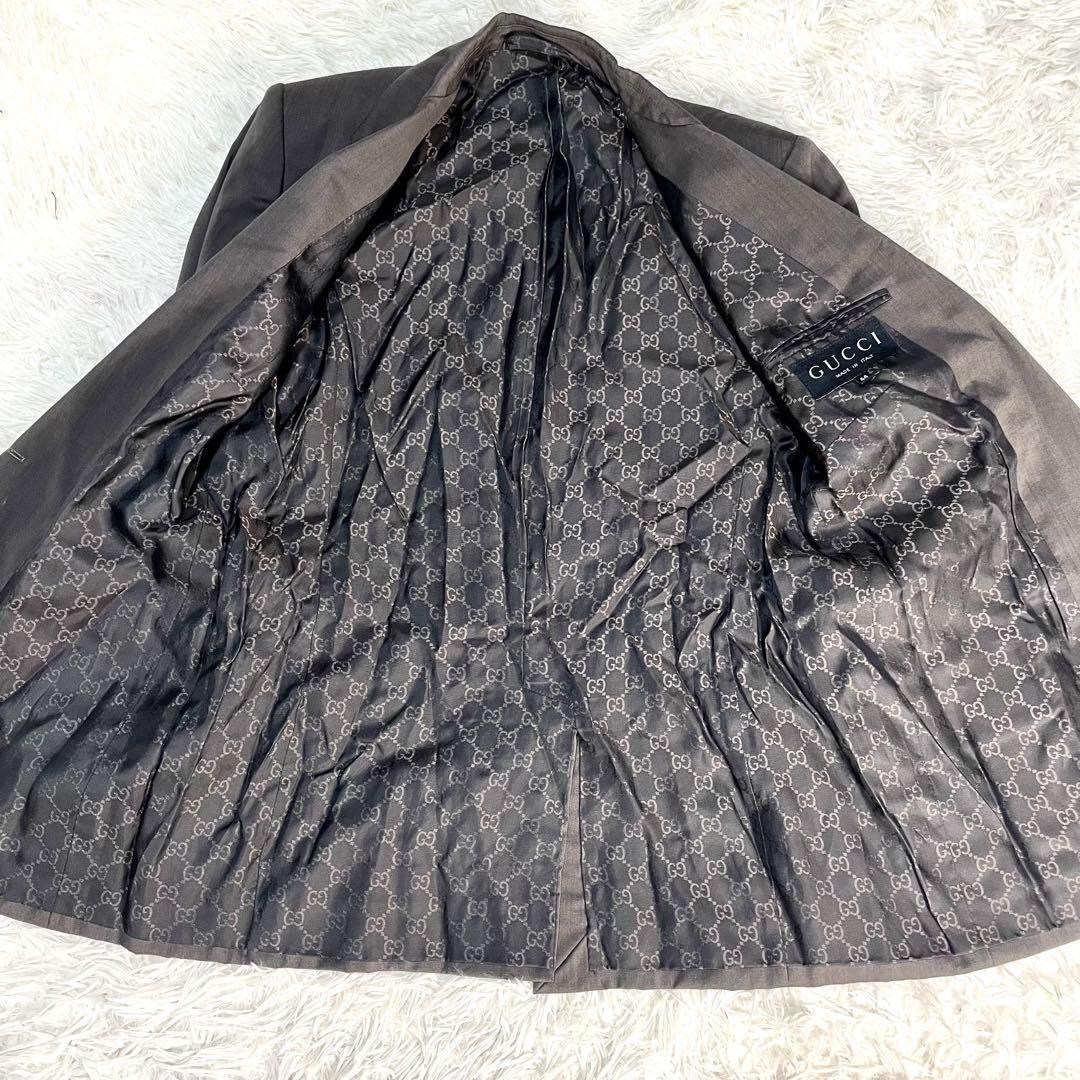 グッチ GUCCI スーツ　セットアップ　メンズ　ビジネス　上下　黒タグ