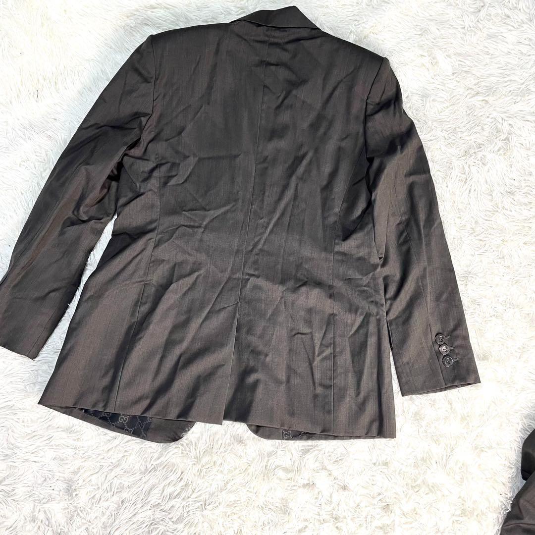 グッチ GUCCI スーツ　セットアップ　メンズ　ビジネス　上下　黒タグ