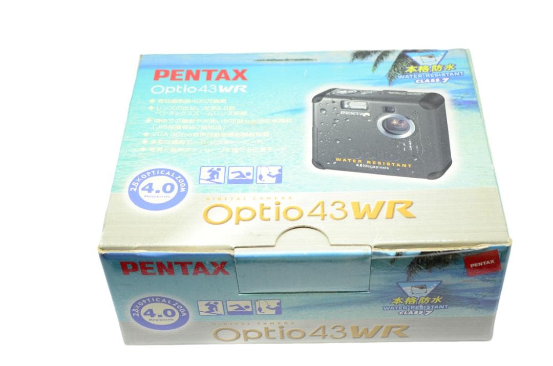 ★希少★PENTAX Optio43WR デジカメ 防水機能付 コンデジ