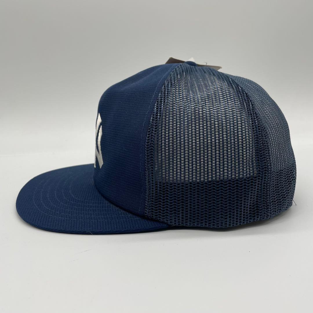 【超希少】80s ヤンキース メッシュキャップ AJD つば裏緑 デッドストック