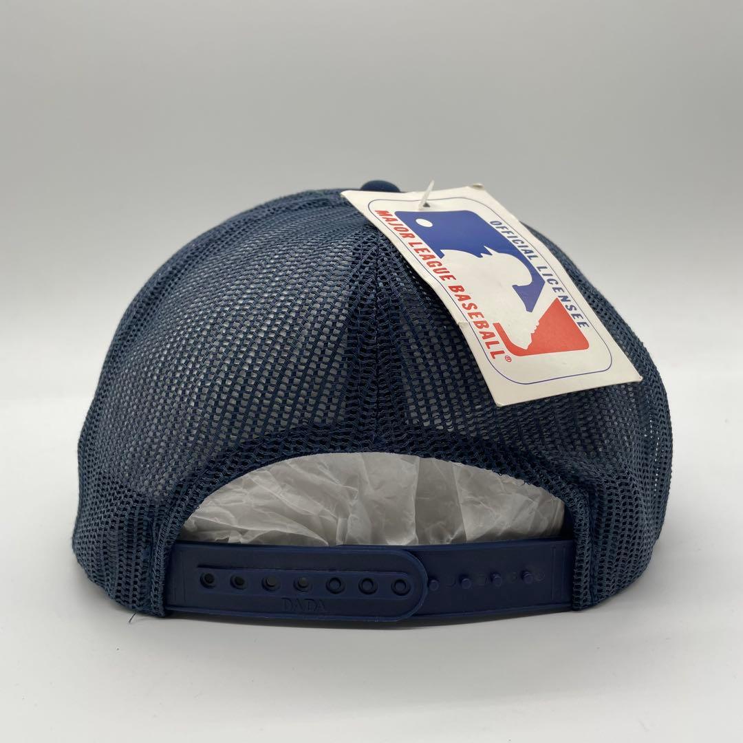 【超希少】80s ヤンキース メッシュキャップ AJD つば裏緑 デッドストック