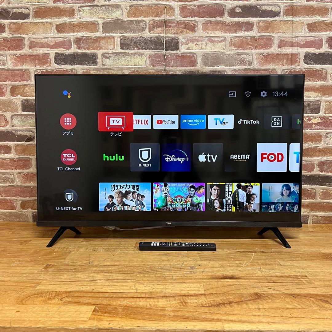 TCL 40V型 液晶テレビ Android TV 40S5200B 動画アプリ