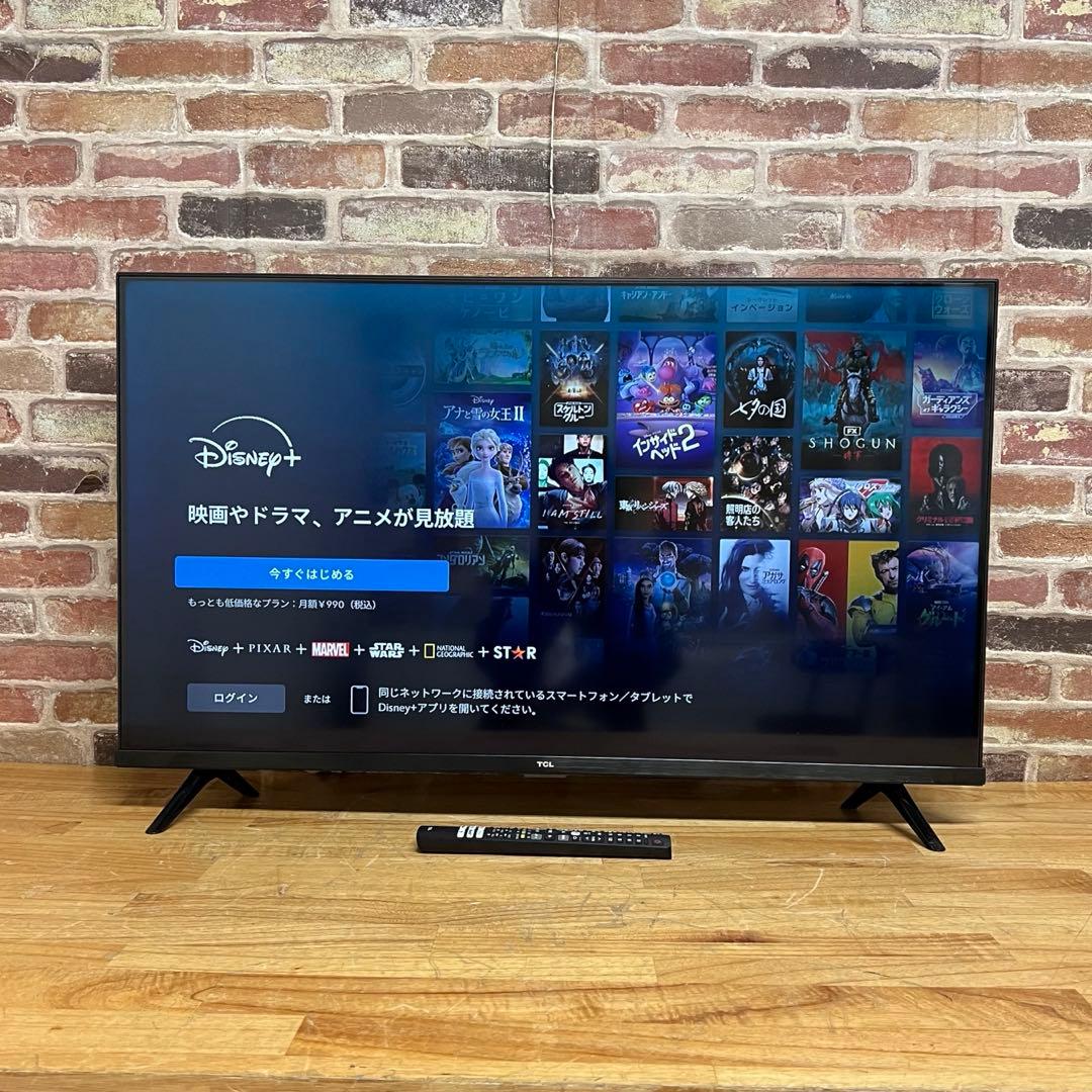 TCL 40V型 液晶テレビ Android TV 40S5200B 動画アプリ
