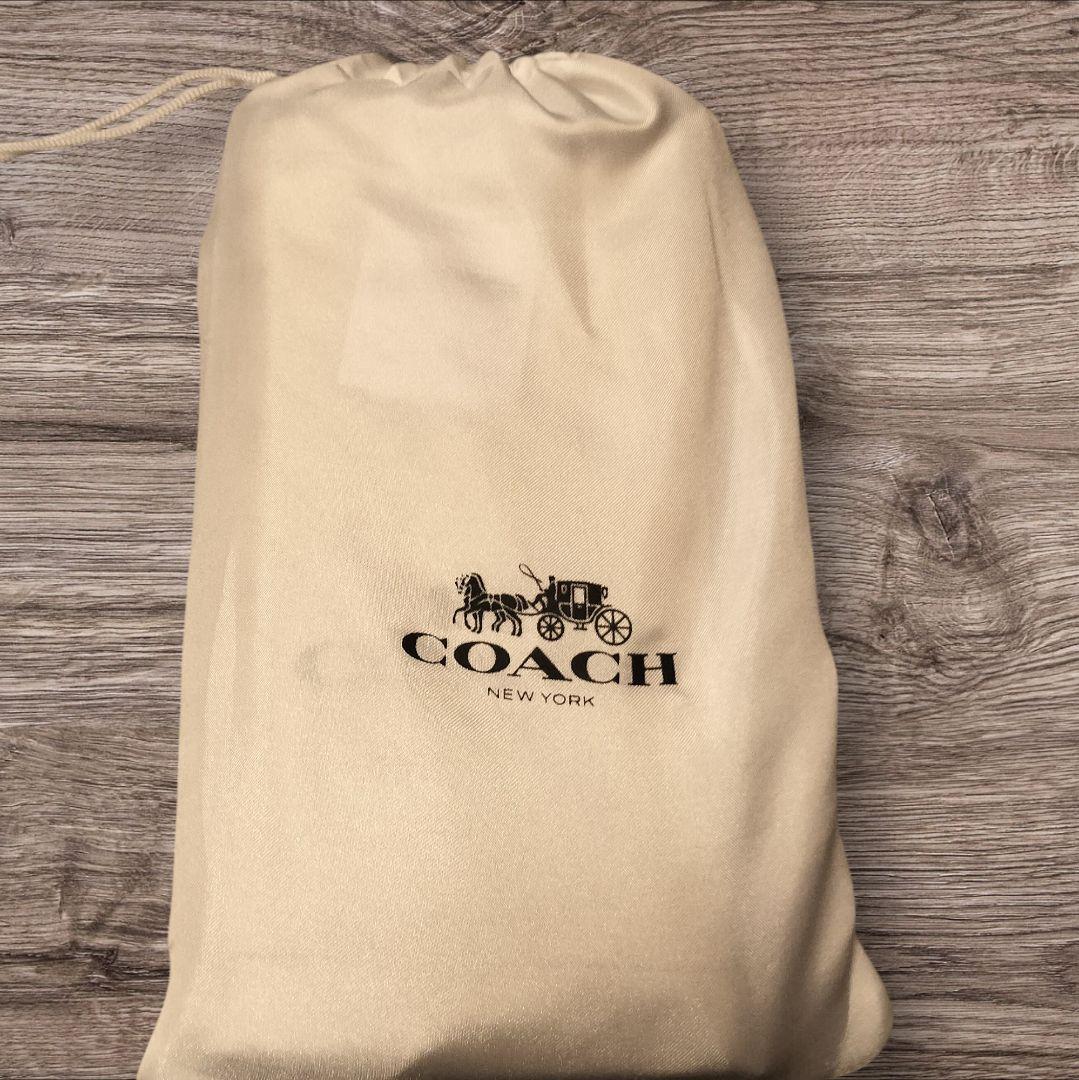 新品未使用 COACH 馬車総柄 L字ファスナー長財布 箱付