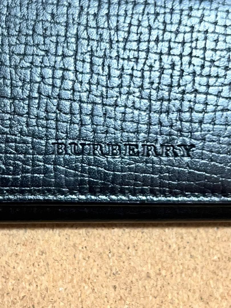 【美品】Burberry バーバリー カードケース 名刺入れ ブラック