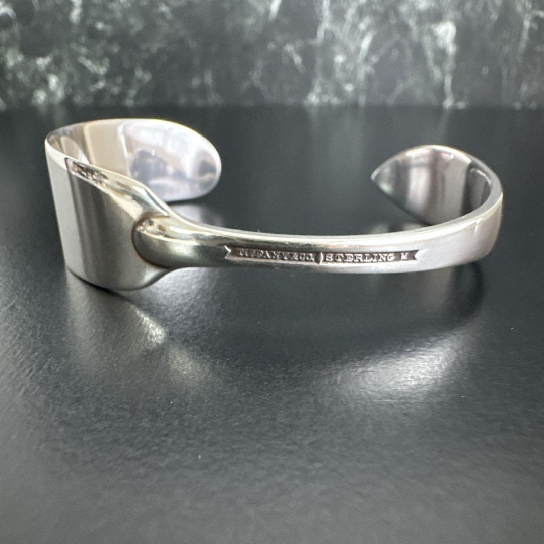 美品　オールド　ティファニー ナイフバングル　ブレスレット　シルバー　y2k