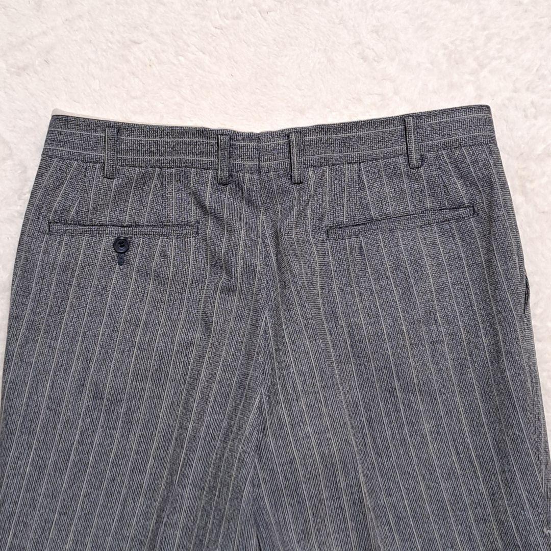 バーバリー セットアップ 3ピース ストライプ グレー ウール 2B 背抜き L