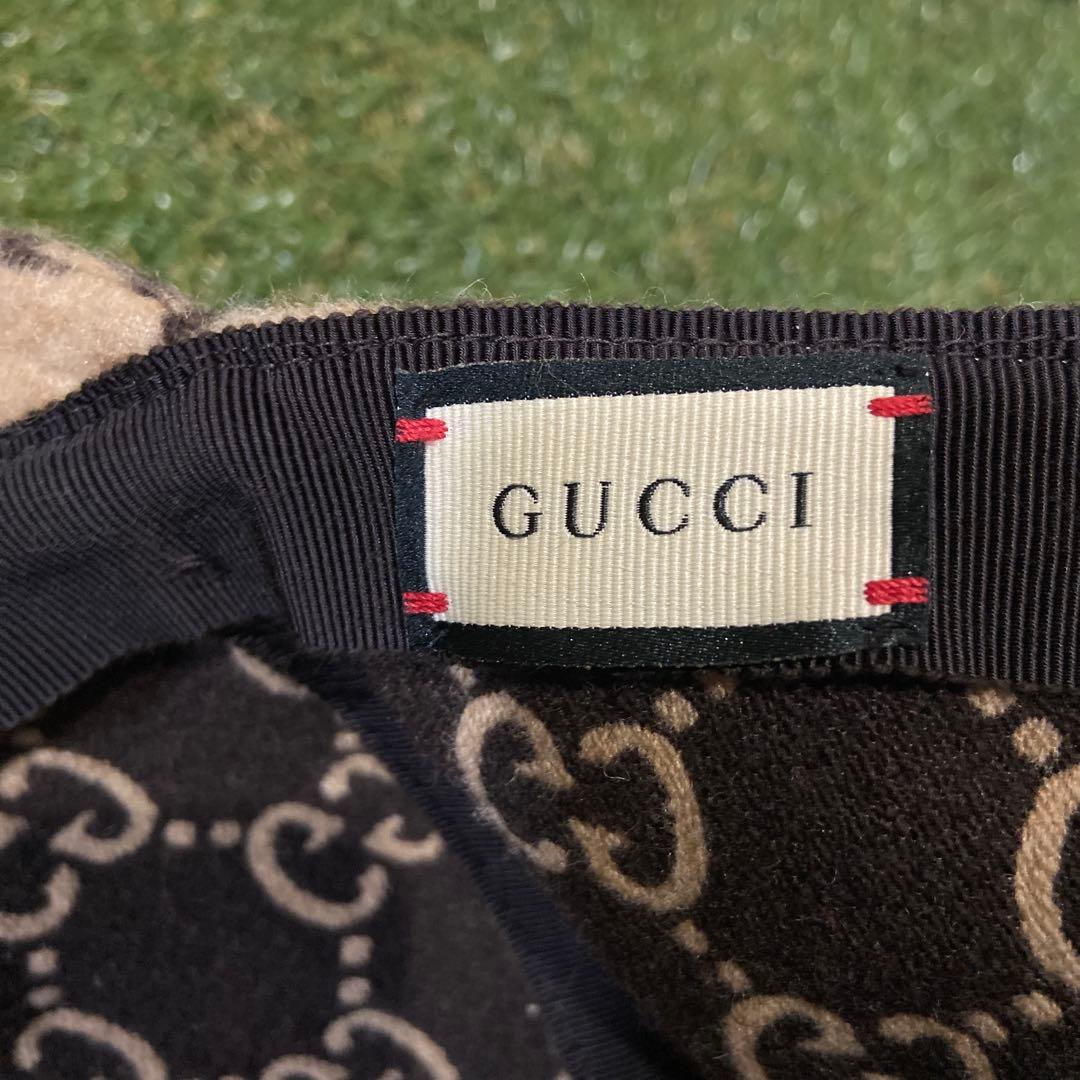 GUCCI ウール GGパターンキャップ