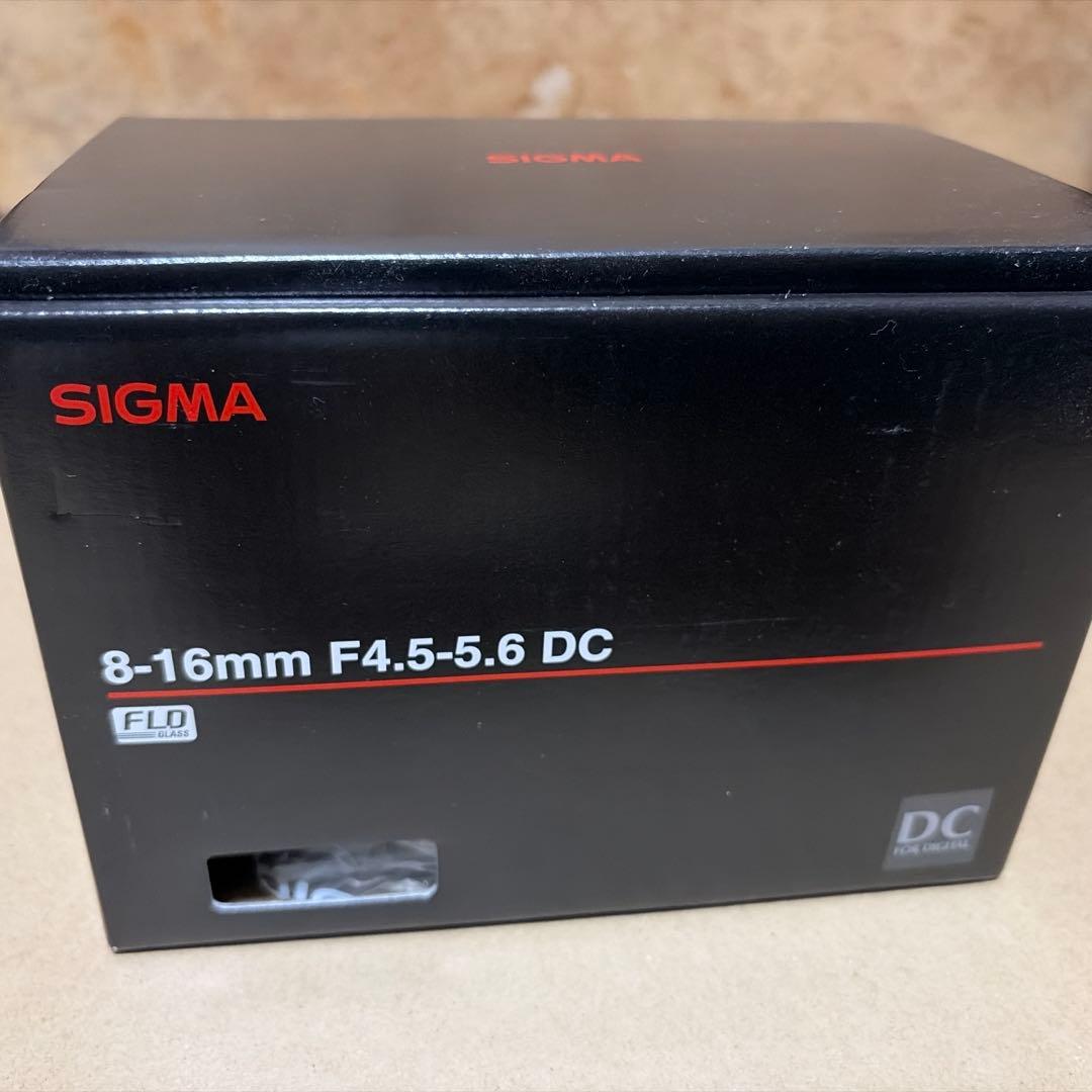 【箱・ケース付】SIGMA8-16mmF4.5-5.6DCHSM (キャノン用)
