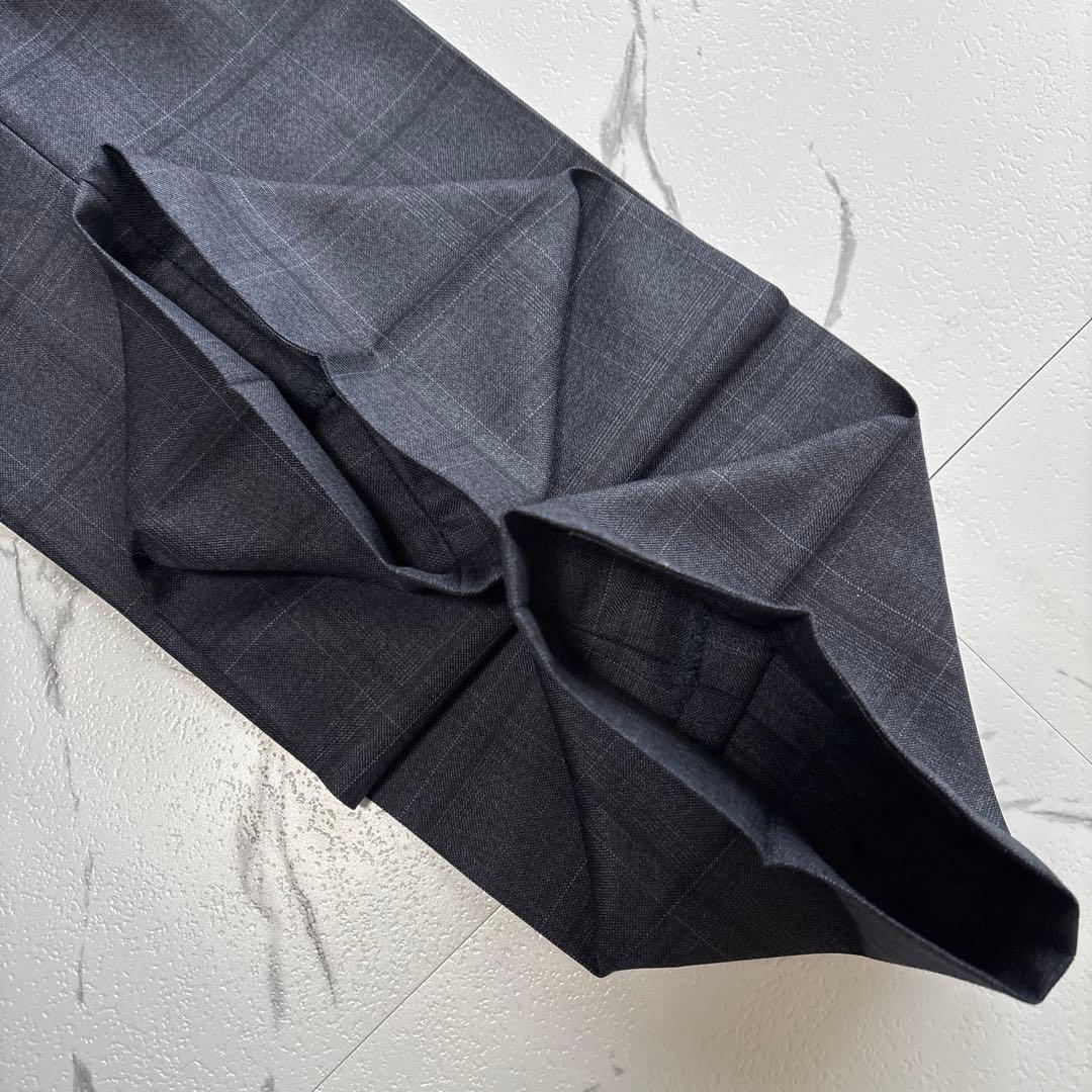 未使用級★現行★P.S.FA スーツ スリーピース ネイビー グレー Y5位