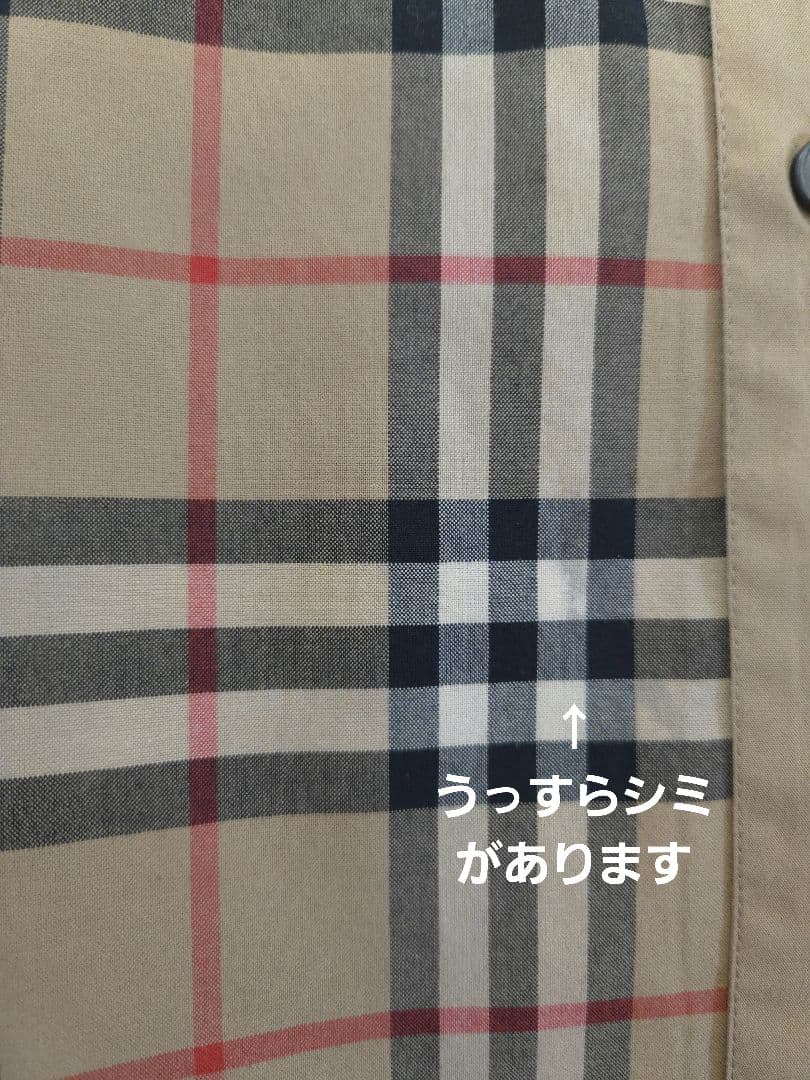 BURBERRY ノバチェック柄ストライプ長袖シャツ 10Y 140㎝