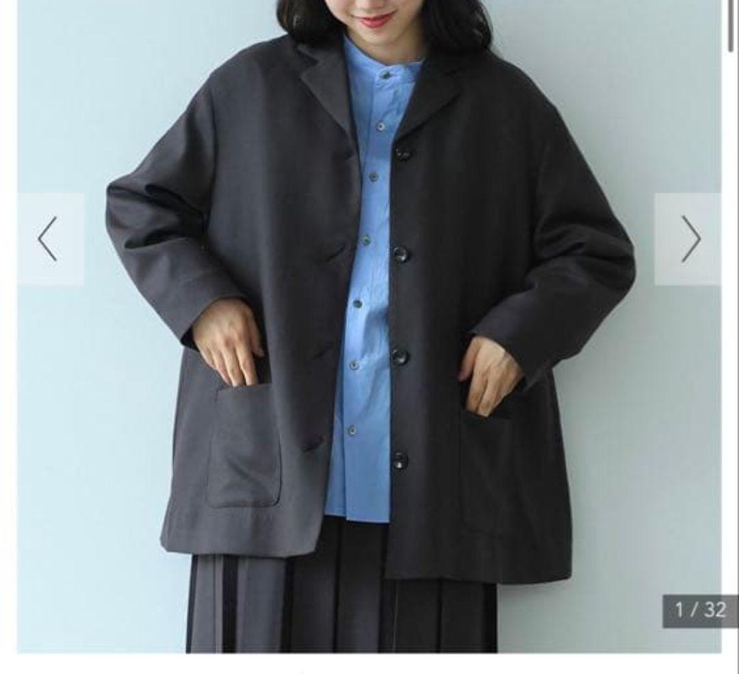 bulle de savon 2/60 サキソニー ジャケット　コゲチャ