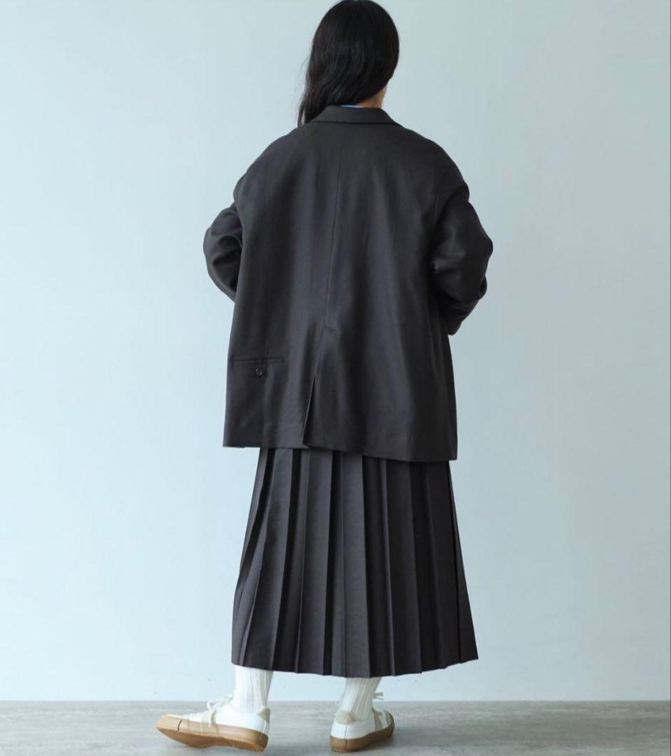 bulle de savon 2/60 サキソニー ジャケット　コゲチャ