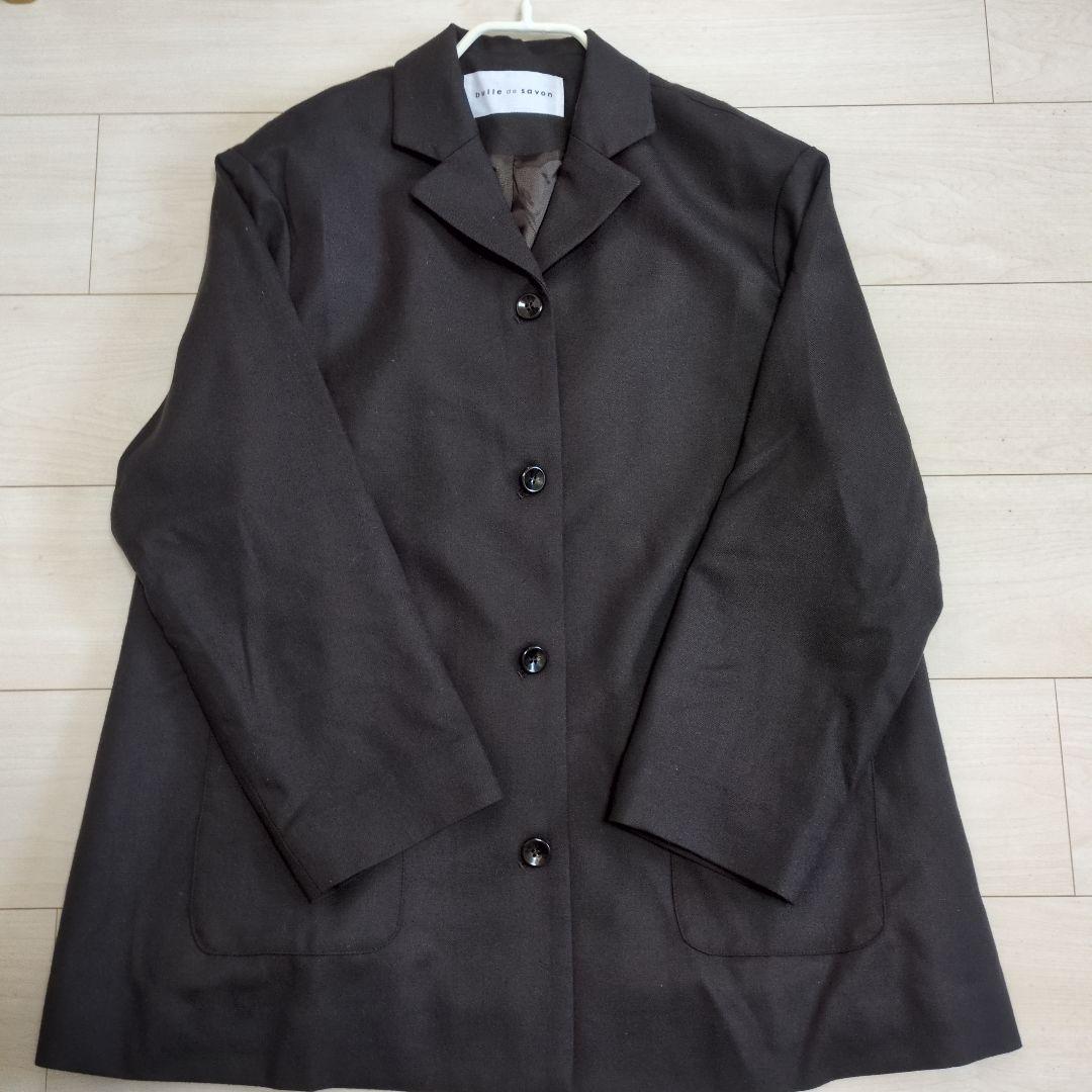 bulle de savon 2/60 サキソニー ジャケット　コゲチャ