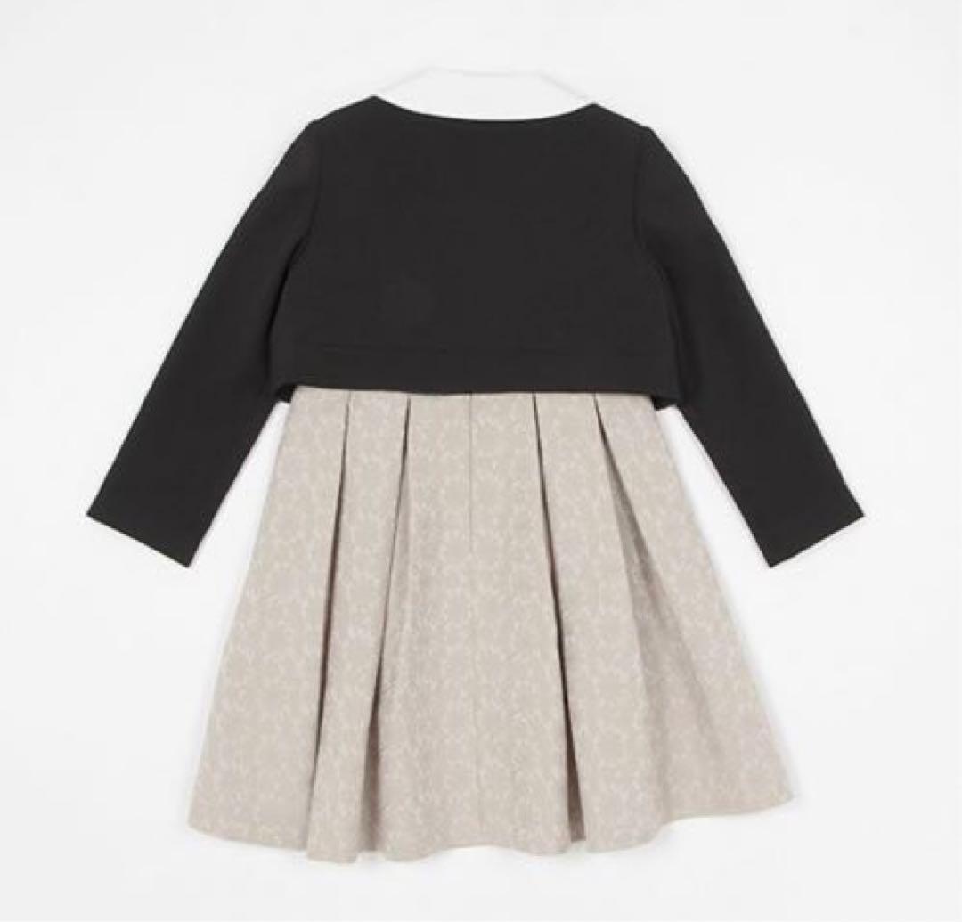 ほぼ新品★プディマイン　フォーマル　ジャガードリボンOP ジャケット　130