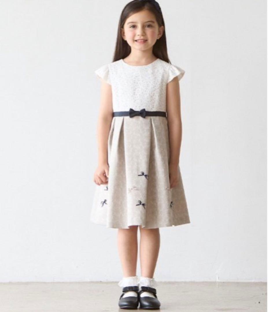 ほぼ新品★プディマイン　フォーマル　ジャガードリボンOP ジャケット　130