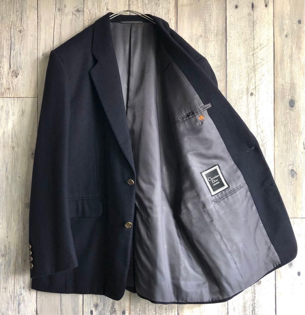 オールド　Christian Dior MONSIEUR 金ボタン　紺ブレザー