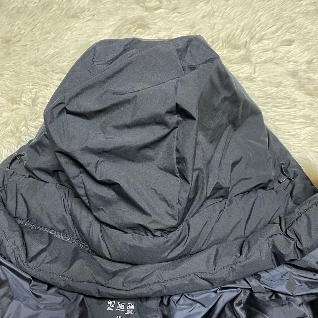 美品 UNIQLO シームレス ダウン ロング 4XL 耐久撥水加工 軽量