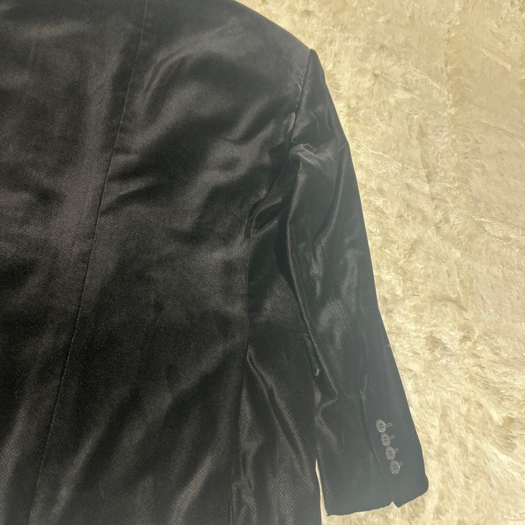 【極美品】エンポリオアルマーニ ベロア　テーラード M LINE 50