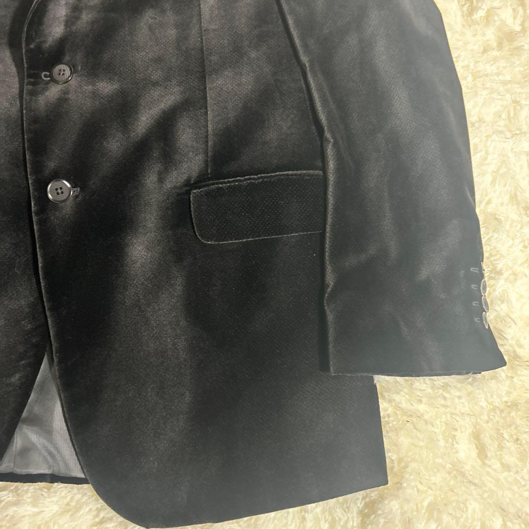 【極美品】エンポリオアルマーニ ベロア　テーラード M LINE 50