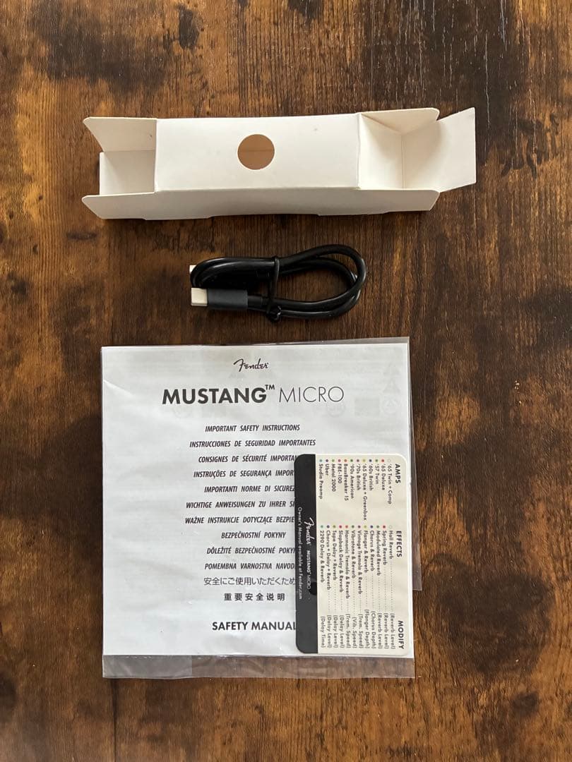 Fender MUSTANG MICRO Sony ヘッドホン MDR-7506