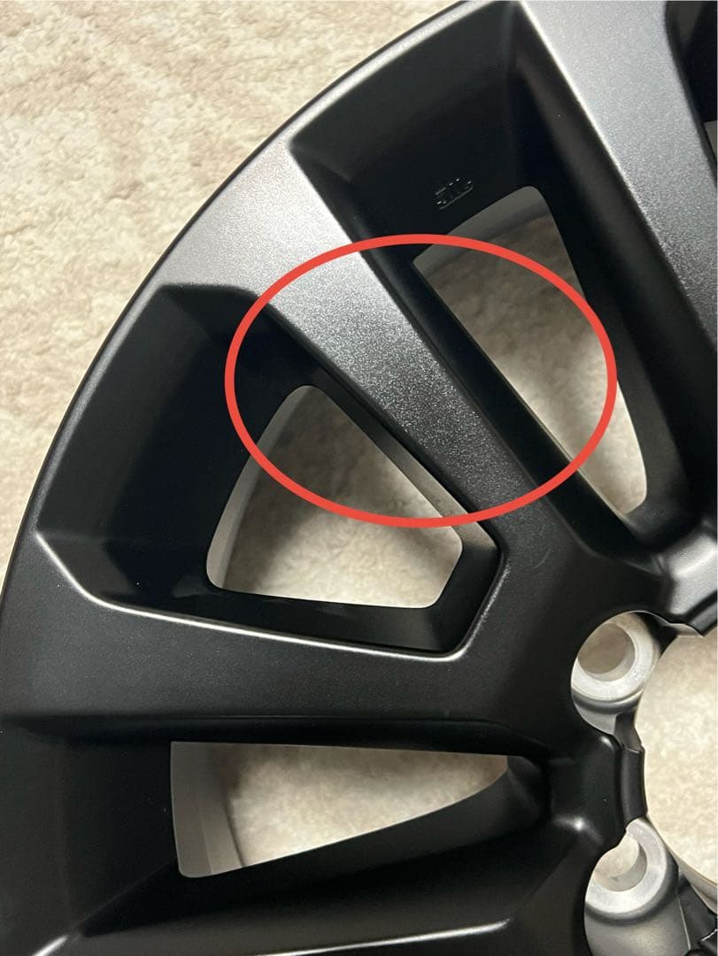 送料込　美品　ランドクルーザープラドマットブラックエディション純正ホイール4️⃣