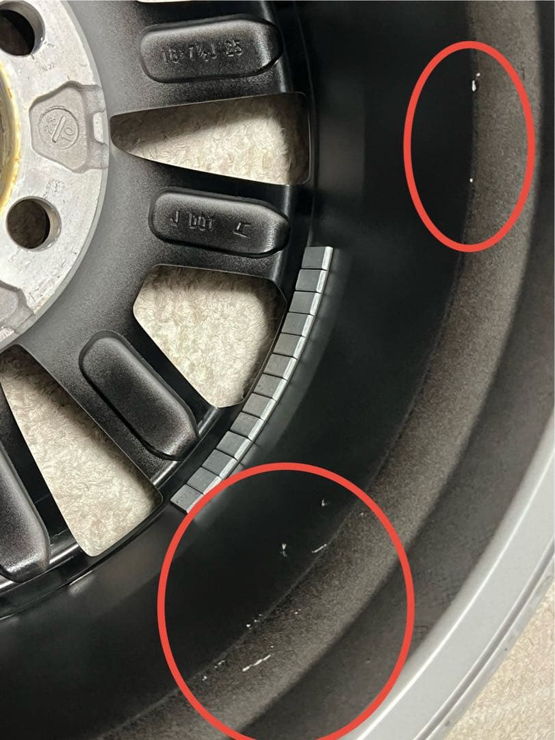 送料込　美品　ランドクルーザープラドマットブラックエディション純正ホイール4️⃣