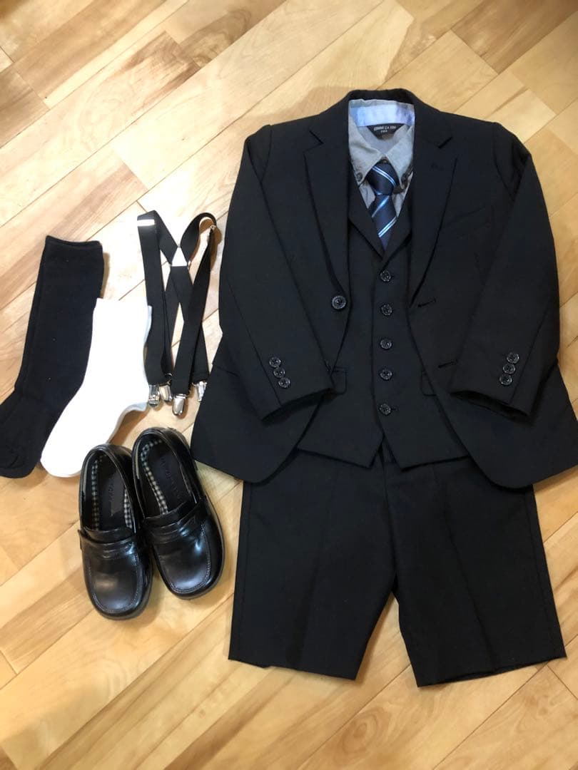 コムサイズム　フォーマルスーツセット　キッズ　110cm 男の子
