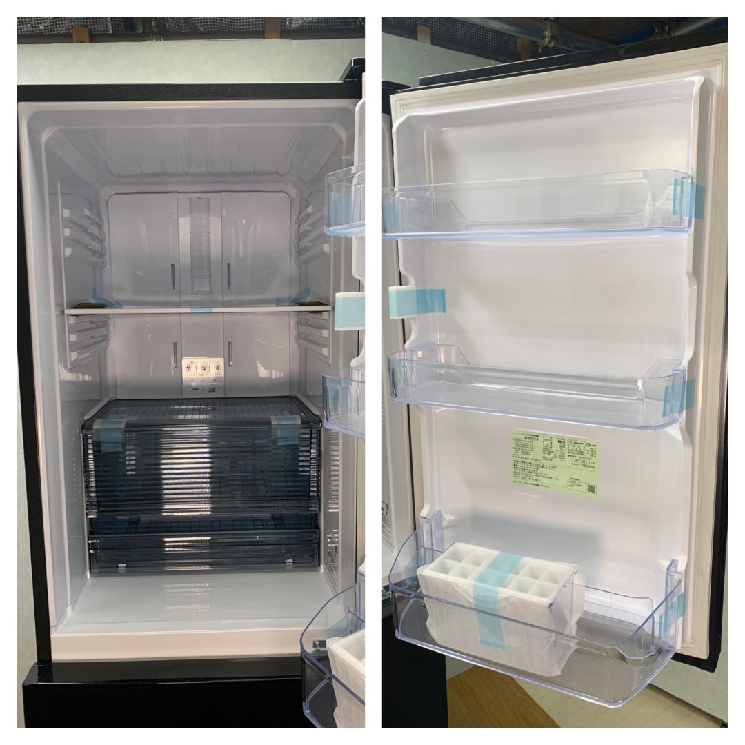 K☆053 シャープ 2ドア 冷蔵庫 SJ-PD31K-B 未使用品