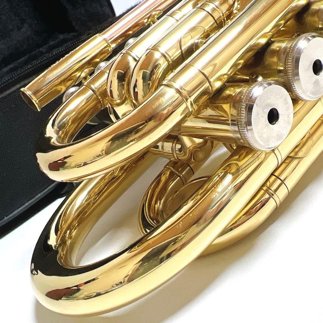 【極美品】MINERVA MPT250L ポケットトランペット　管楽器　吹奏楽