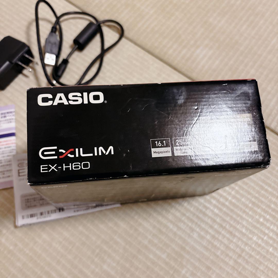 【極美品】 CASIO EXILIM EX-H60 デジカメ　カシオ
