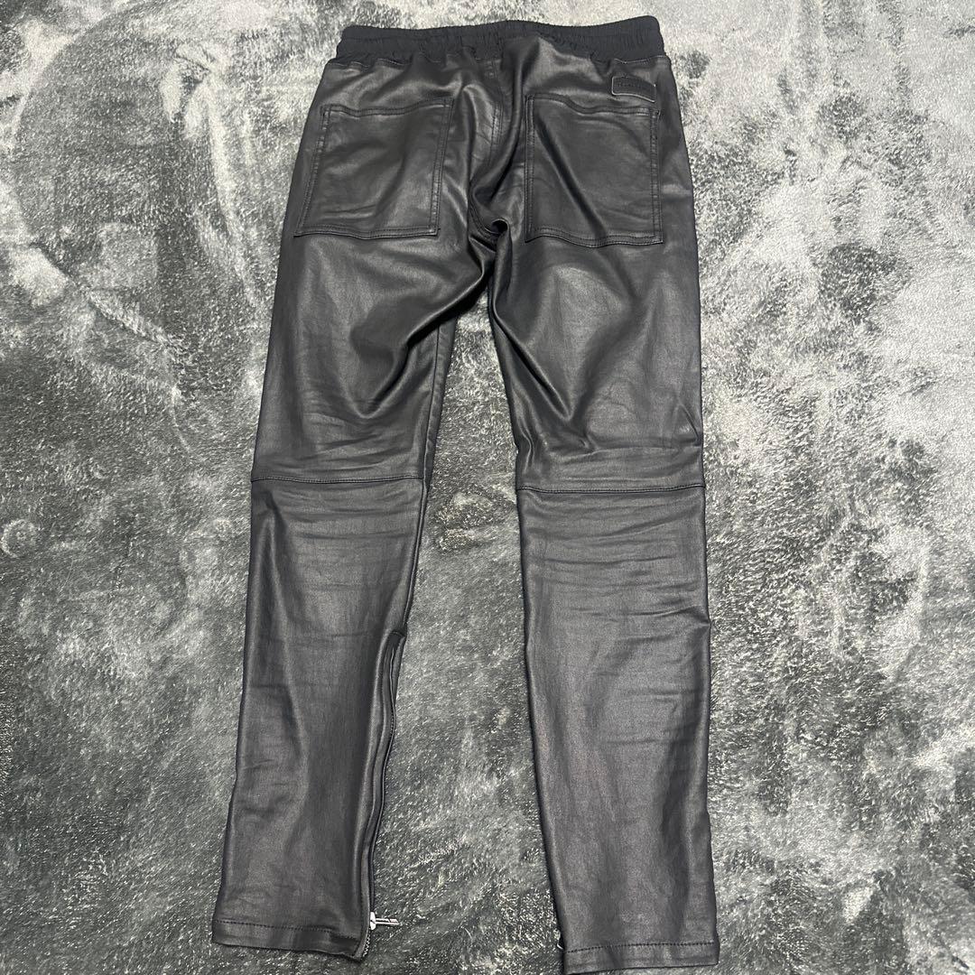 ダンケシェーン レザー カーゴパンツ