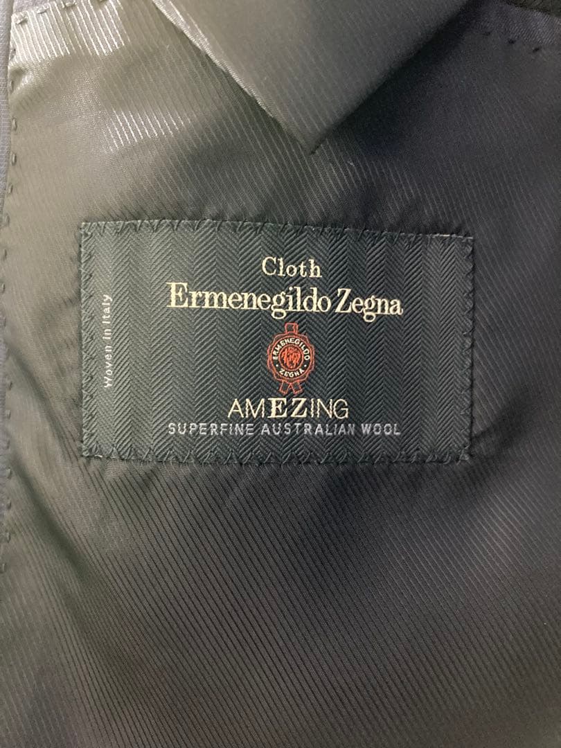 3連休限定】ゼニア AMEZING トゥモローランド スーツ 青