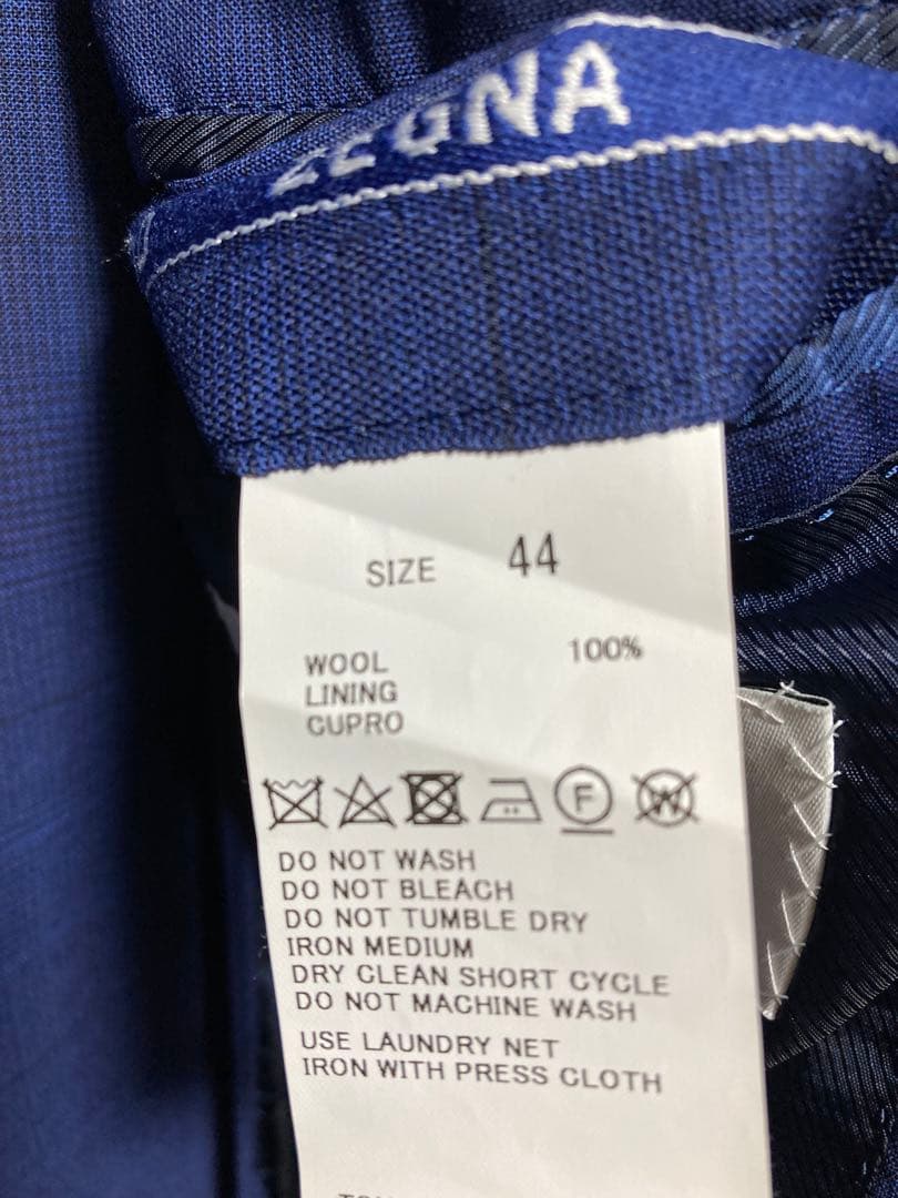 3連休限定】ゼニア AMEZING トゥモローランド スーツ 青