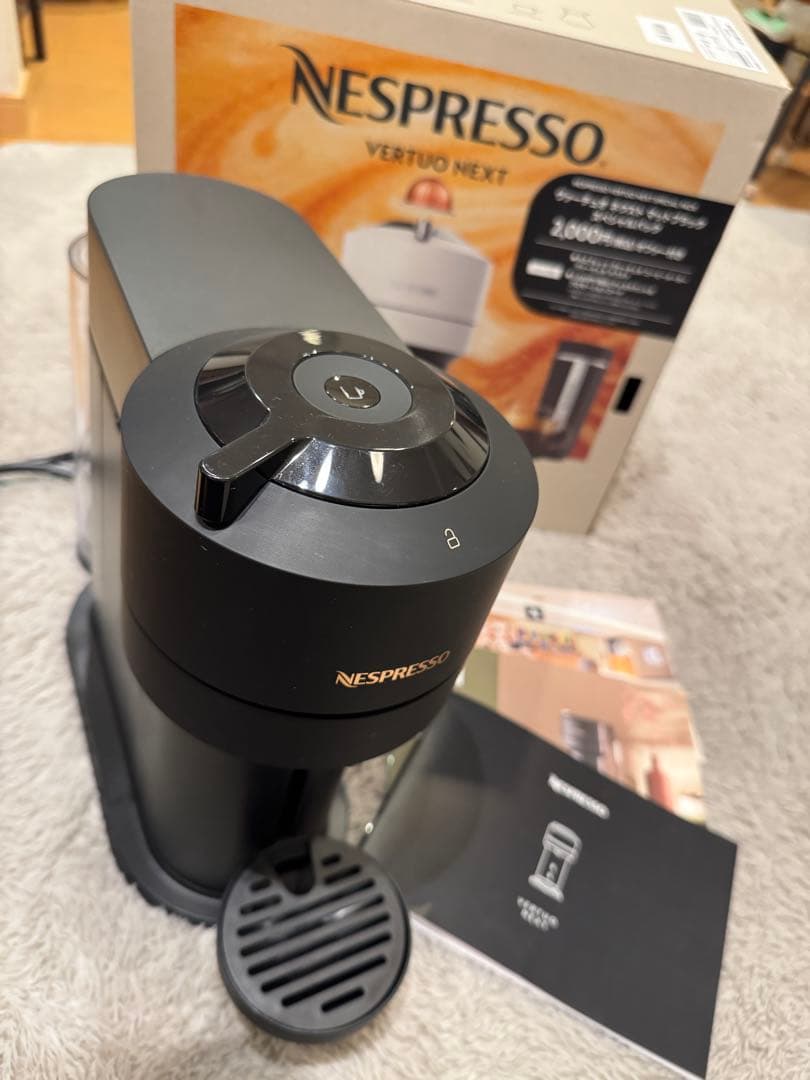 ネスプレッソ ヴァーチュオ カプセル式コーヒーメーカー 2025年購入　ブラック