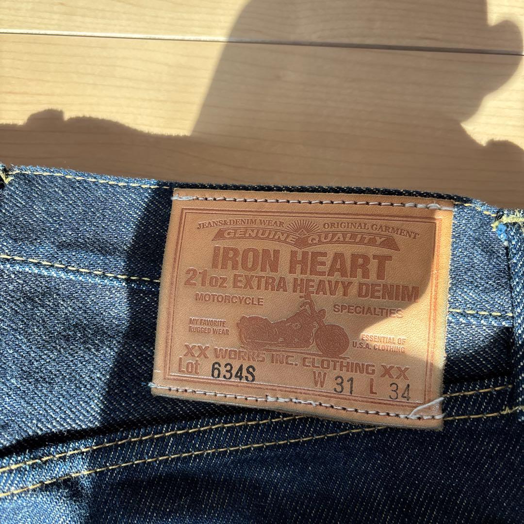 IRON HEART 634S W31L34 デニムパンツ