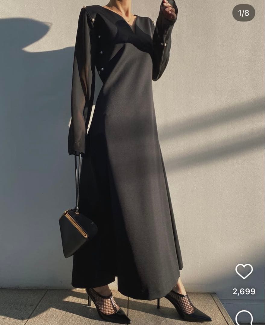 Ameri chic pearl dress【最終値下げ】