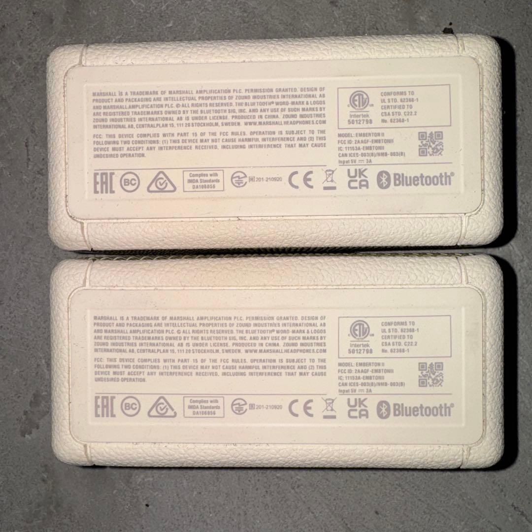 マーシャル スピーカー 2個セット