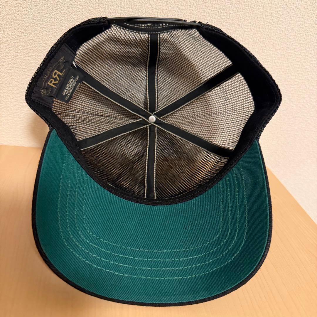 【RRL】デニムビル メッシュ トラッカー キャップ