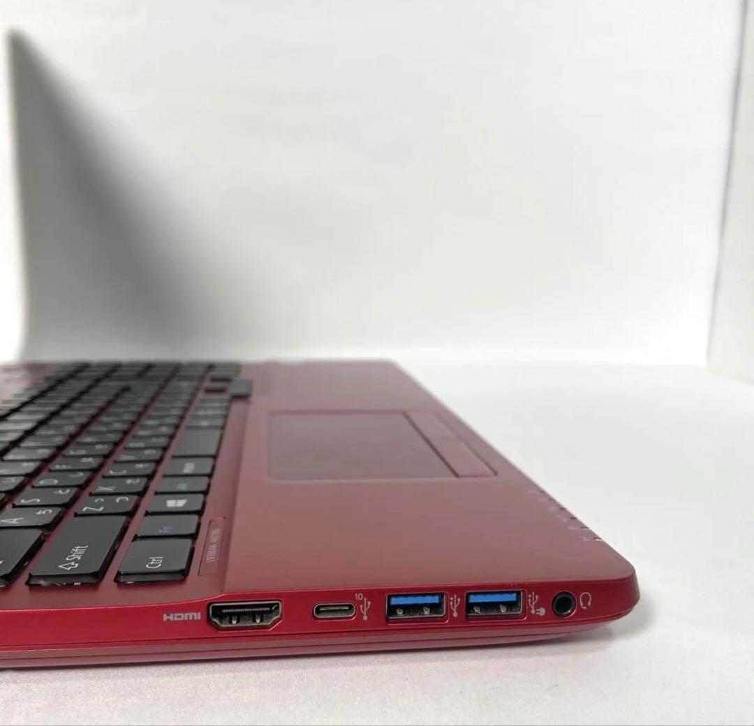 最高峰i7✨たっぷり1000GB✨富士通ノートPC✨Win11✨上品レッド