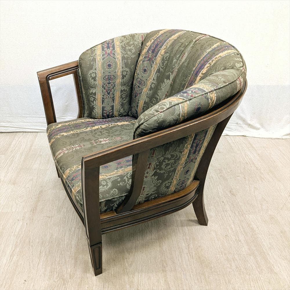 マルニ　ロイヤル　シャルル　地中海　シングルソファ　1人掛け　チェア　1P　椅子