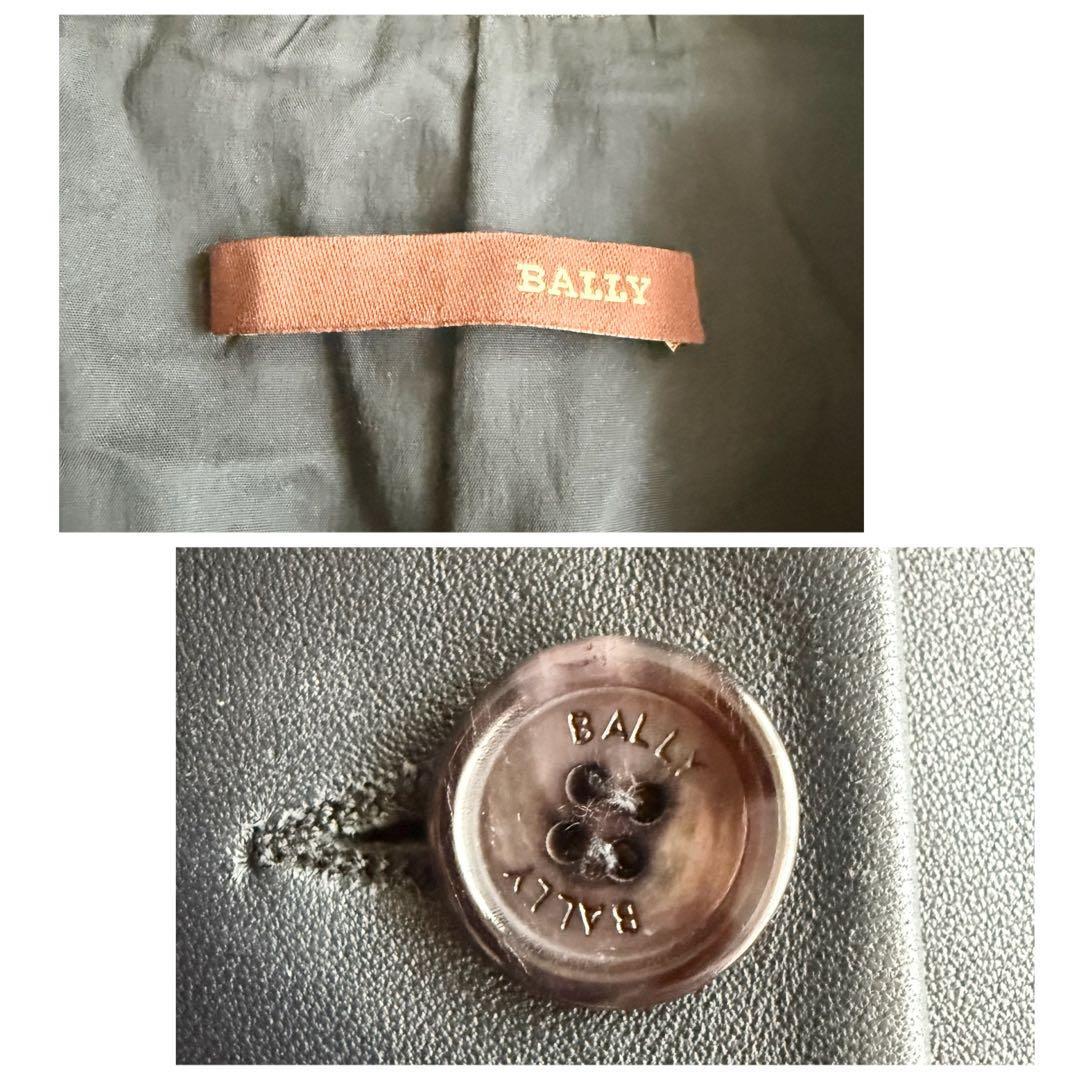 【バリー】レザージャケット 羊革 ブラック テーラード 高級感 イタリア製 40