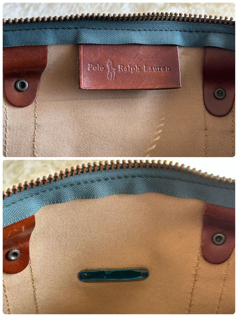 【希少・名作】ポロラルフローレンタータンチェック ボストンバッグ 2way