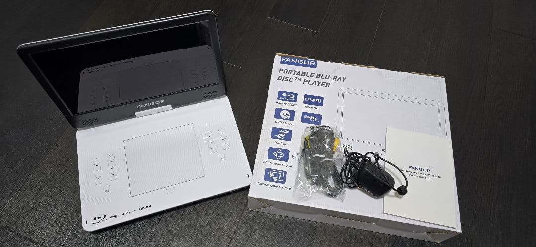 FANGOR ファゴール ポータブルブルーレイプレーヤー F-BR143