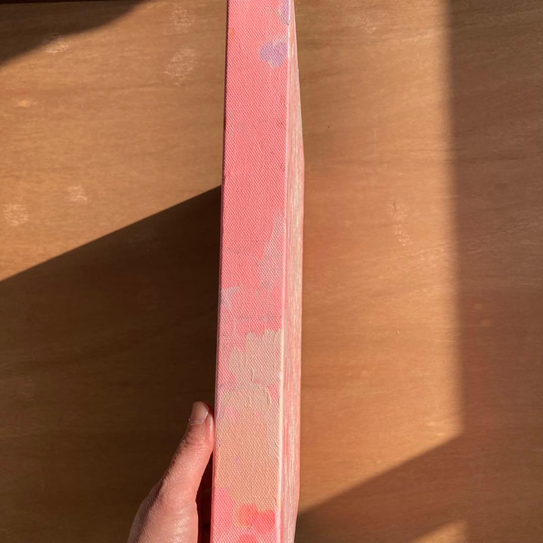 【原画・送料無料】春　迎春　お部屋でお花見気分　「桜」原画縦約40㎝×横約40㎝